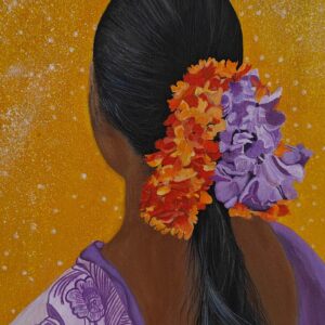 Women & Flowers 1 - painting